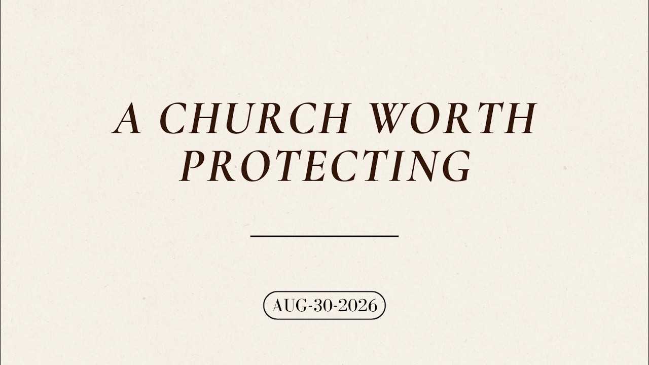 A Church Worth Protecting | Acts 5:1-11 | Minister David Oluwadara