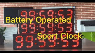 Outdoor LED Digital Battery Powered Sport Race lock