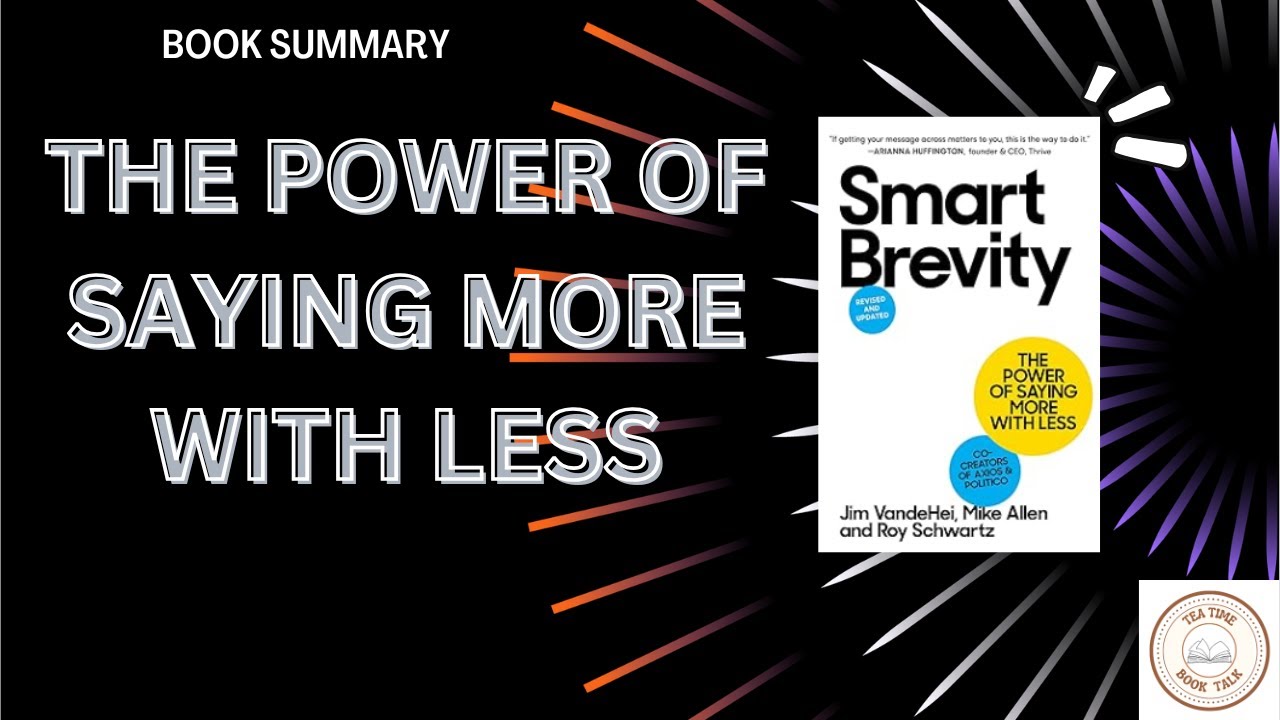 🧠 Smart Brevity Book Summary | How to Say More with Less