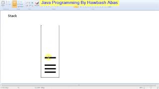 java programming....Stack   by hawbash Abas