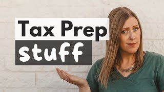 Everything i sent my ACCOUNTANT for TAXES this year (year-end prep for bookkeepers)