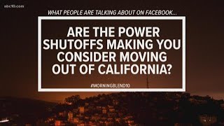 A new study finds more people are moving out of california than into
it. we want to know if the ongoing power shutoffs have you considering
move. su...