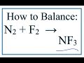 Balancing Chemical Equations