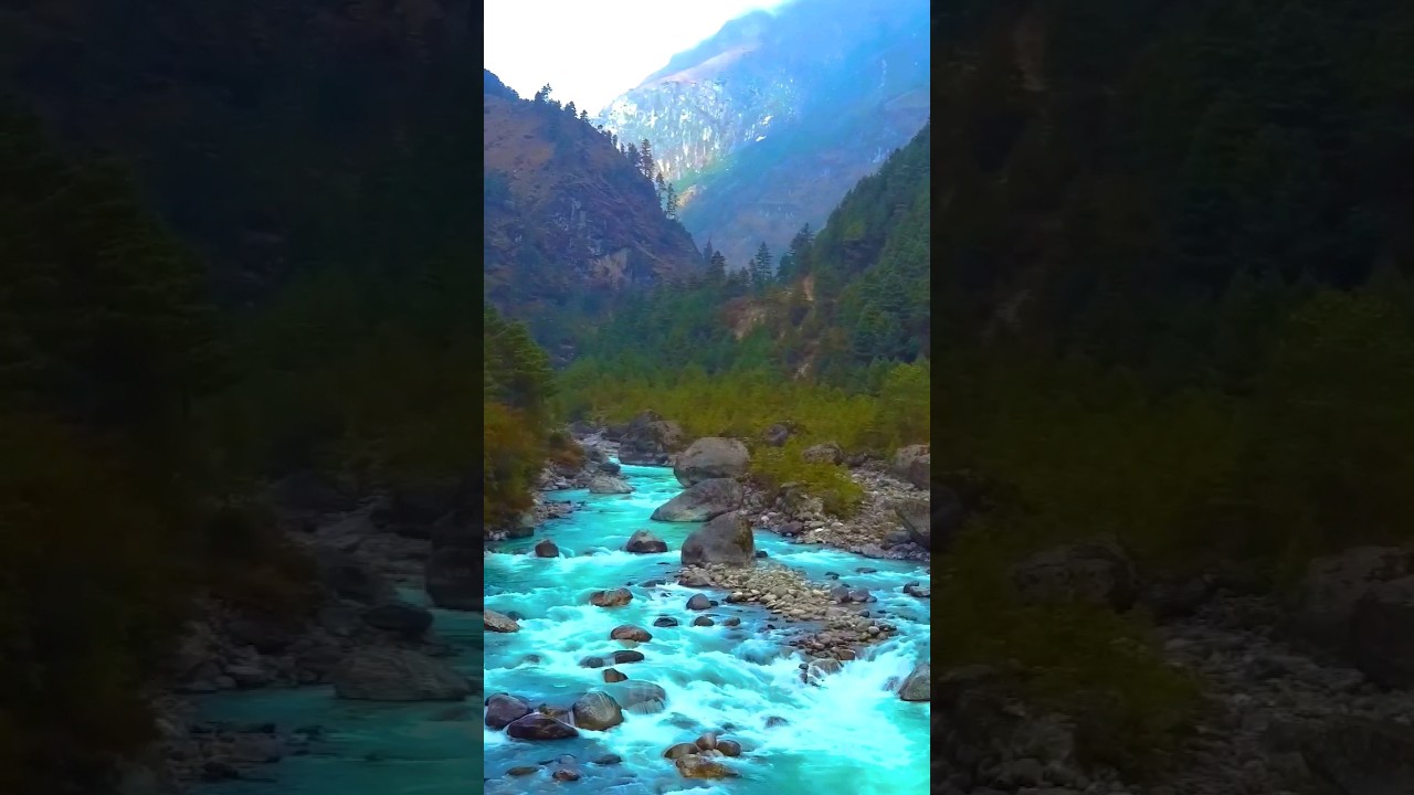 Beautiful River in Nepal🇳🇵