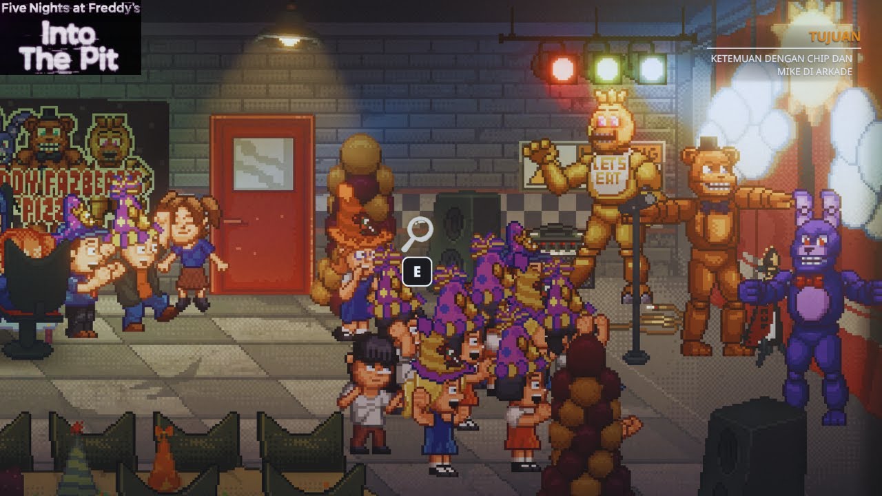 TAMAT SUDAH PERJALANAN OSWALD - FIVE NIGHTS AT FREDDY'S: INTO THE PIT TAMAT