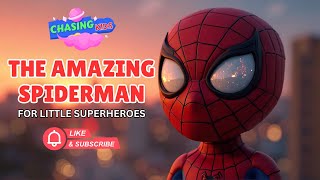 "THE AMAZING SPIDERMAN - A Fun Song for Little Kids Superheros | Chasing Kids | Spiderman