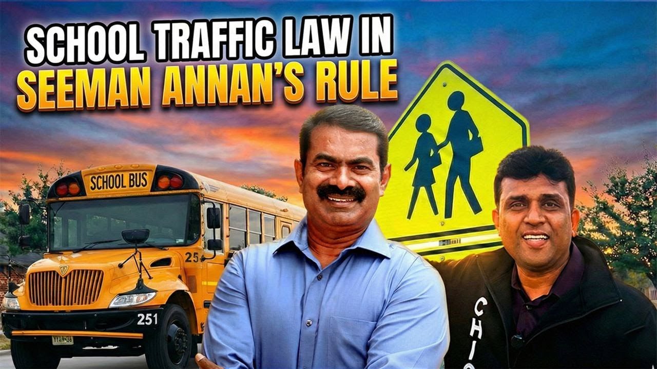 USA School traffic rules Seemans Vision|India Vs USA||Seeman the visionary|NTK|Naam Tamilar