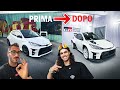 FINALMENTE!!! Trasformo la mia Yaris Gr in una WRC stradale (Ep.2) #yaris #toyota #carbonfiber