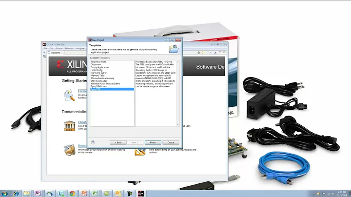 Hello World in 5 Minutes using Xilinx SDK