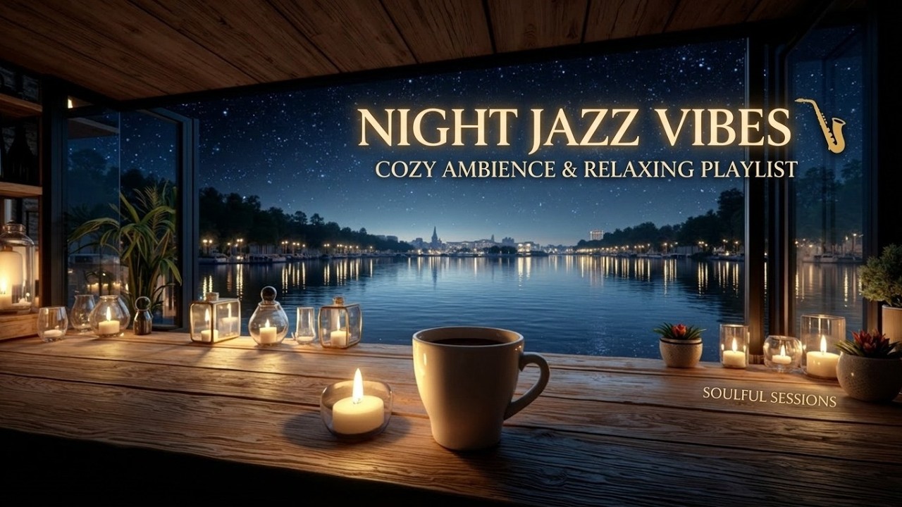 Гладкий джаз ~ Расслабляющий ночной джаз для сна и учебы & Джаз-кафе