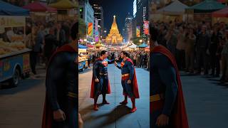 Fake Superman Vs Superman Funny Superhero Shorts