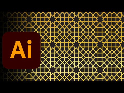 Creating Intricate Agra Fort-Inspired Patterns in Adobe Illustrator | Mughal Empire Design Tutorial