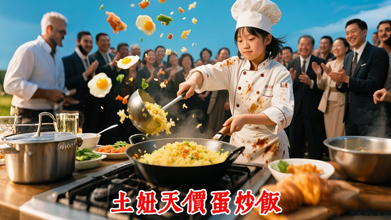 女孩下山求職遭嘲笑，怎料她是隱世廚神，一道家常菜徵服全場，總裁一天一百萬求她別走！#短劇 #逆襲 #萌娃 #親情