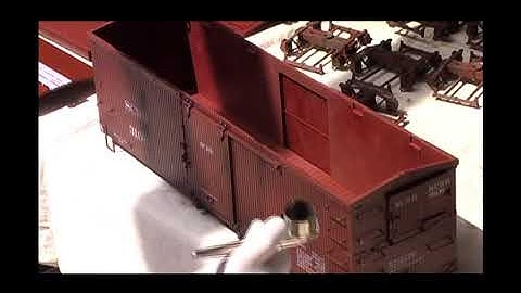 How to Weather Model Railroad Rolling Stock