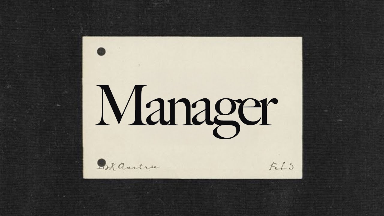 Jordan Rippy How Do You Manage? | Manager | Pastor Jordan Rippy - YouTube