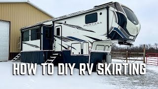 How To DIY Vinyl RV Skirting   Including Tips, Cost, & Lessons Learned!