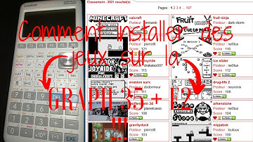 [TUTO] Comment mettre des jeux et des cours sur Casio Graph 35 + E 2 !!!