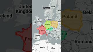 Let's see how many European countries can fit inside India #space #truesize #europe #india #eu