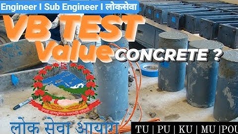 VB Test Value Of Concrete?🔥|VB Test Value Of Concreteके हो?|लोकसेवा| DIPAK MANDAL| TUIPUIKUIMU