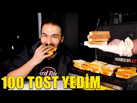 100 TANE TOST YEDİM!