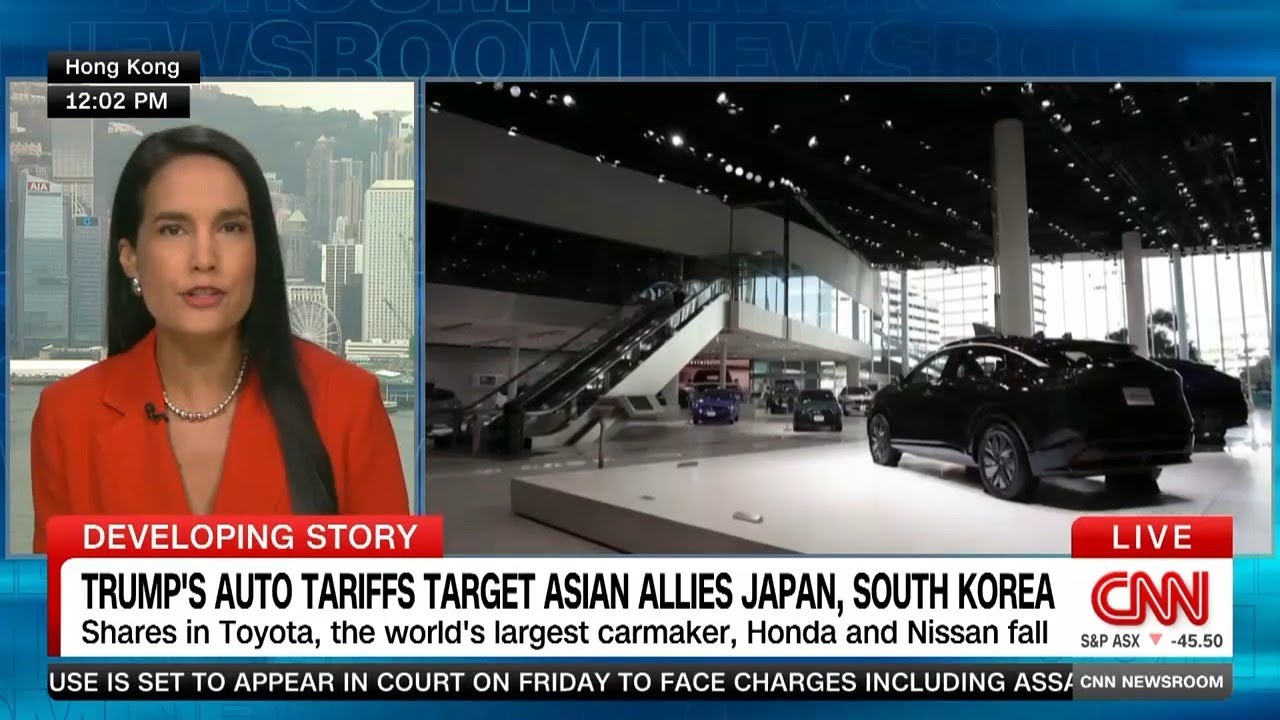 Trump auto tariffs target Asian allies Japan and South Korea