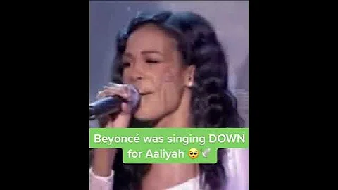 Beyonce Sings Heart Out For Aaliyah 💙😥‼