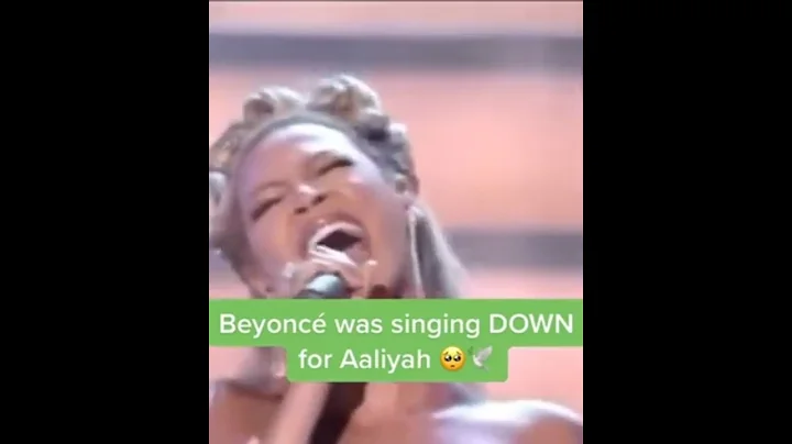 Beyonce Sings Heart Out For Aaliyah 💙😥‼