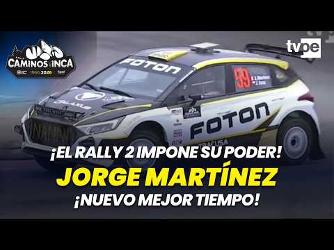 Jorge Martínez smashes the clock! The Rally 2 sets the best time at Caminos del Inca