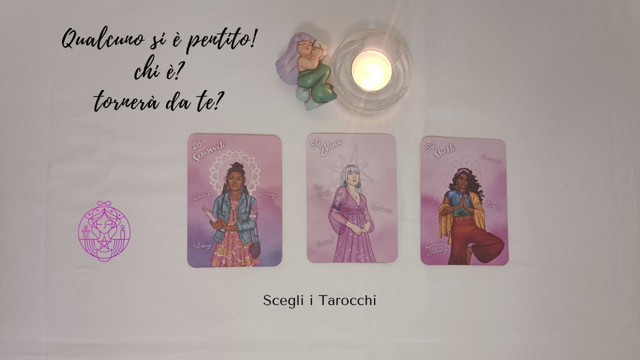 🙊🌊 Qualcuno si è PENTITO! Chi è? Tornerà da te? ❤🔮 Scegli i tarocchi
