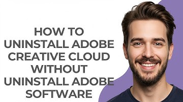 How to Uninstall Adobe Creative Cloud Without Uninstall Adobe Software - GUIDE!