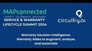 Circuitry.ai MAPConnected Panel: Warranty Decision Intelligence