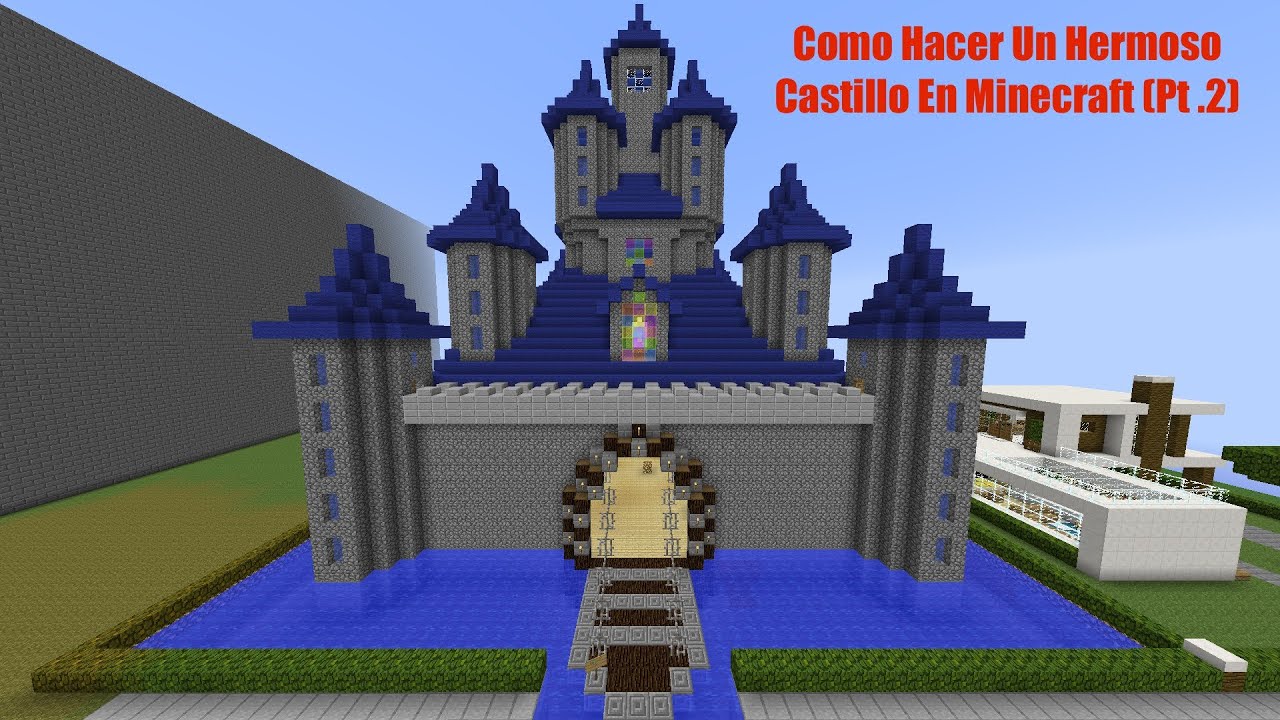 Como Hacer Un Hermoso Castillo En Minecraft (Pt .2) - YouTube