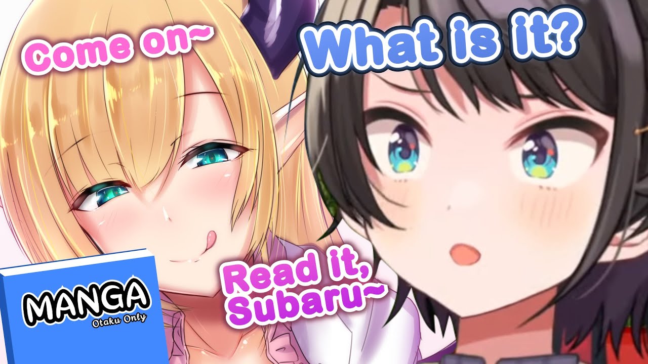 Manga Obsessed Choco Tries to Persuade Subaru to Read Manga【Hololive | Oozora Subaru x Yuzuki Choco】