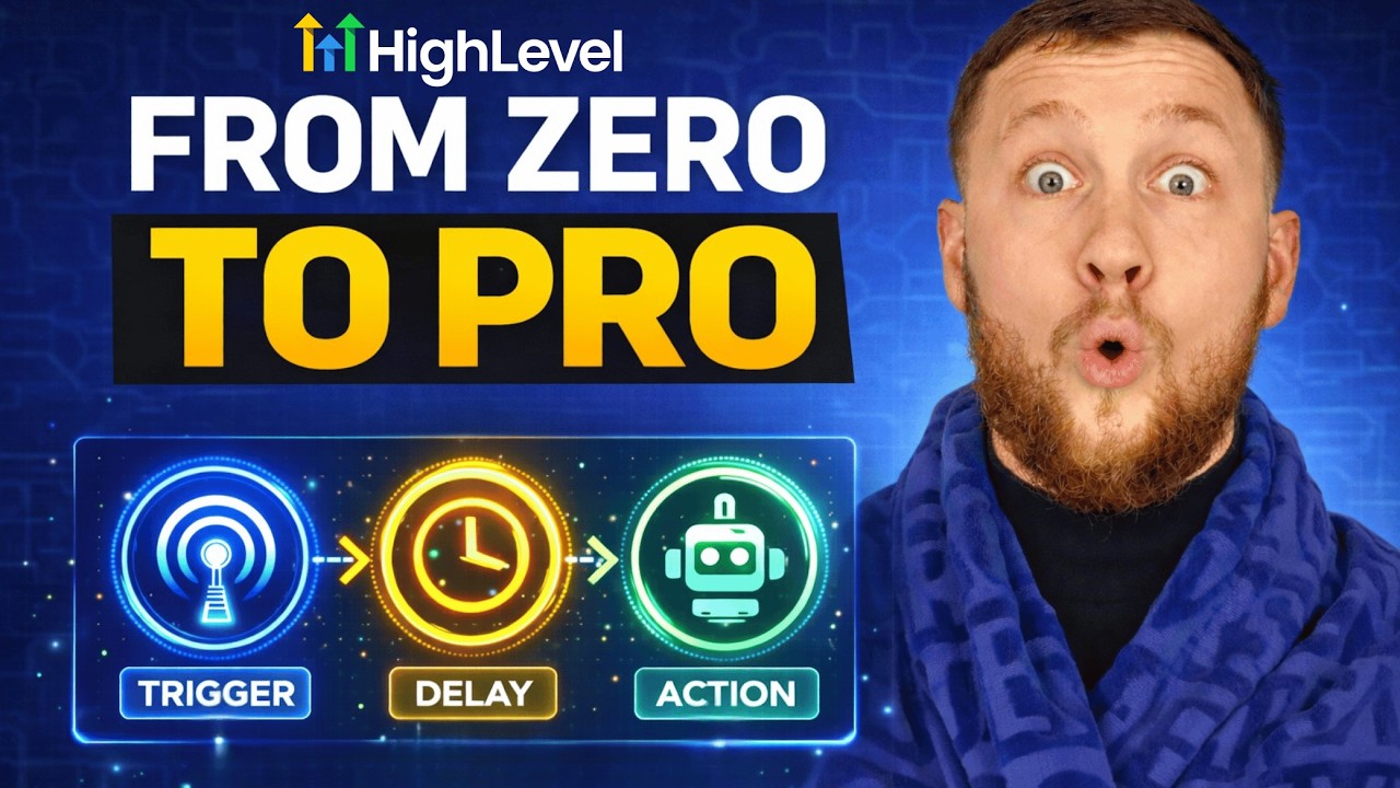 Учебное пособие по рабочим процессам GoHighLevel 2026 (от начинающего до продвинутого уровня)