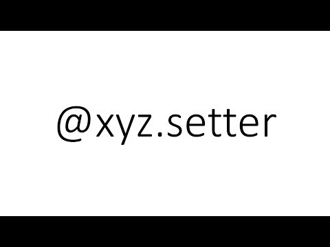 @xyz.setter in Python