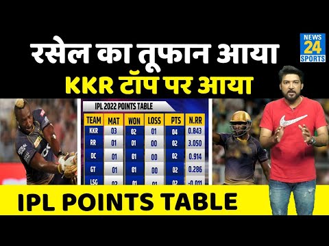 IPL Points Table: Andre Russell का तूफान आया, KKR Points Table में TOP पर आया, जानिए कौन किस नंबर पर