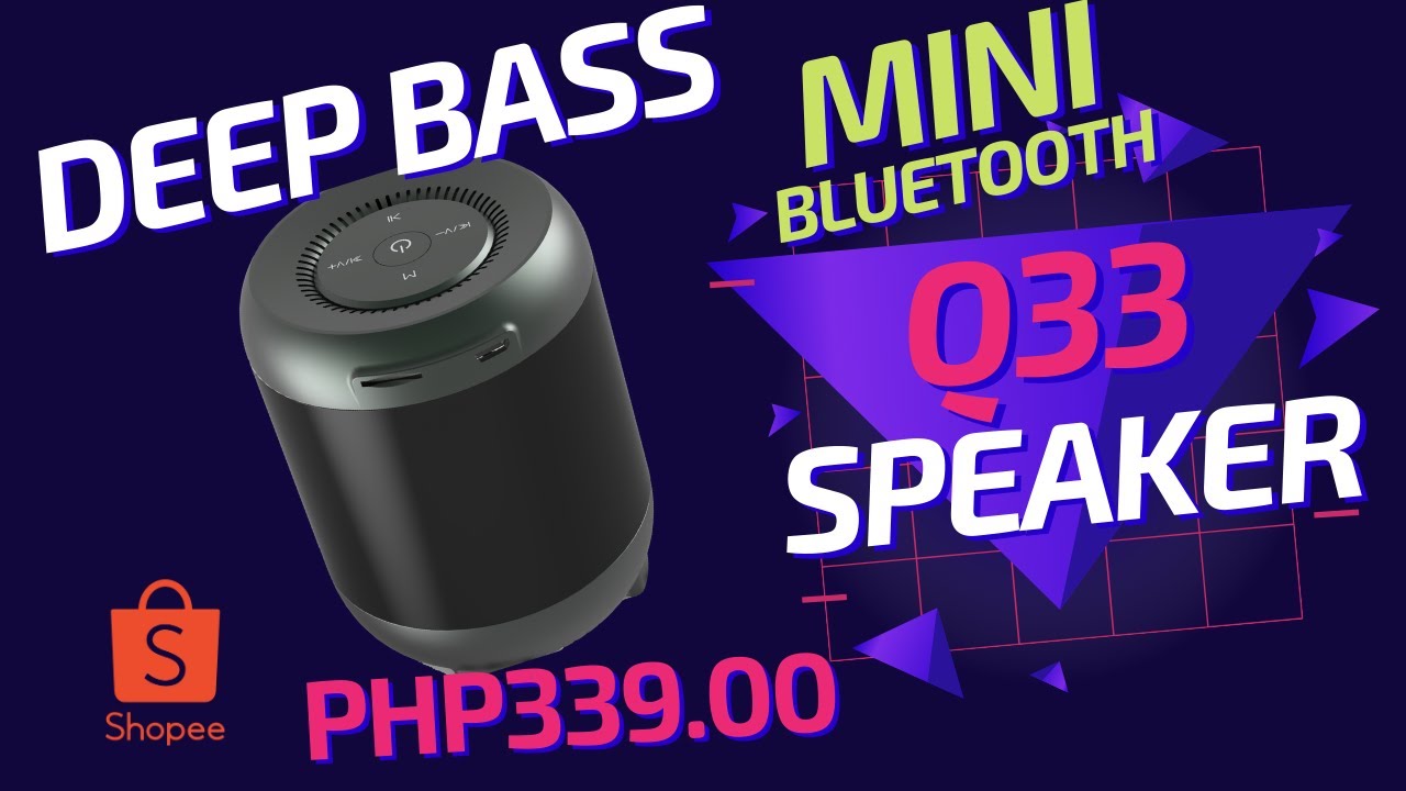 Q33 Wireless Speaker | Mini Bluetooth 