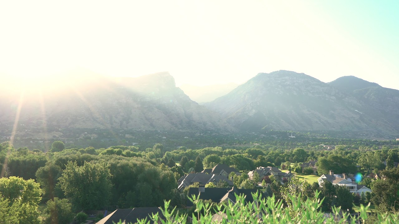 Summer Sunrise over Provo Rock Canyon, BYU | Timelapse