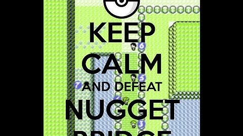 Pokémon Blue Walkthrough Part 7 - Nugget Bridge