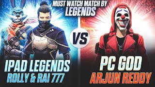 I PAD Legends Rai and Rolly VS The PC GOD Arjun Reddy 🔥🔥❤️‍🔥❤️‍🔥 screenshot 3