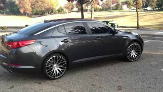 2011 Kia optima on 20s