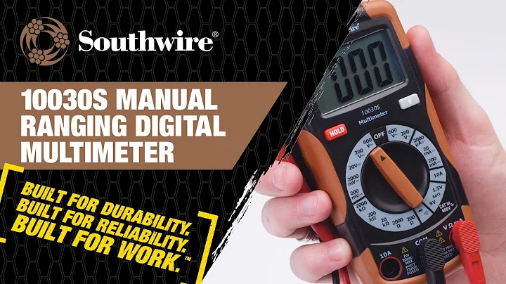 10030S Manual Ranging Digital Multimeter