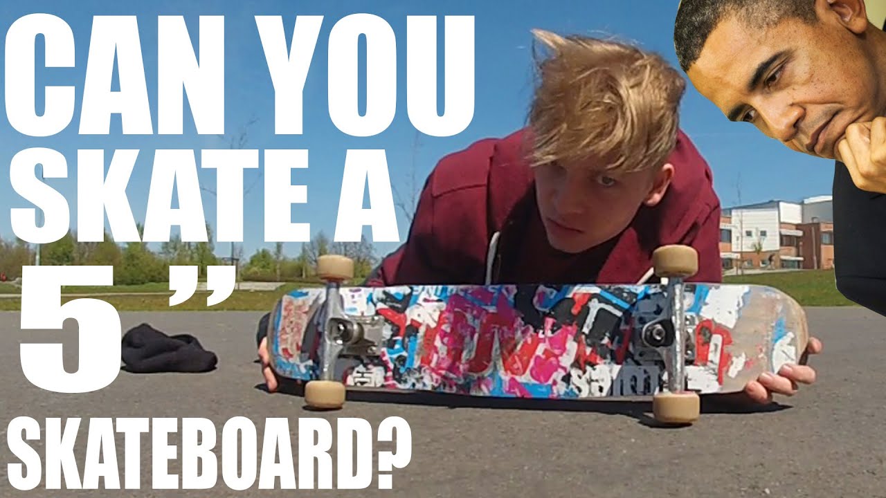Can You Skate A 5 Inch Skateboard? YouTube
