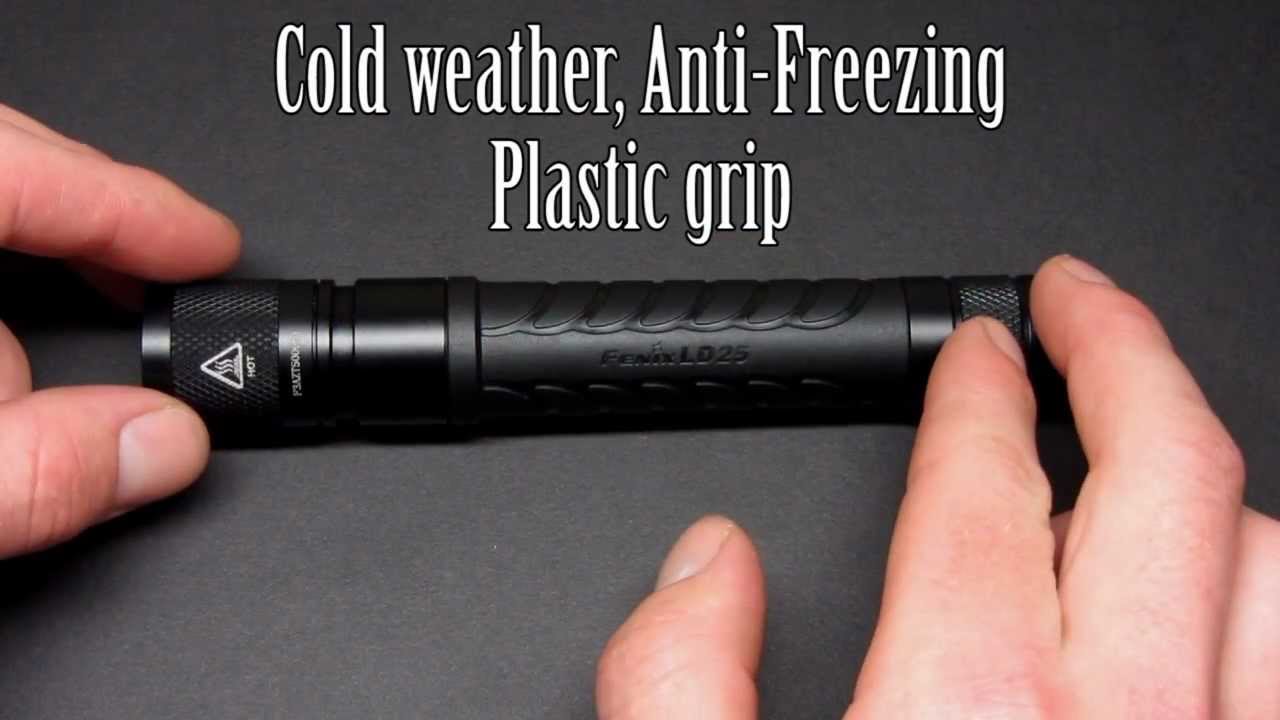 Fenix LD25 Flashlight Review with Beamshots