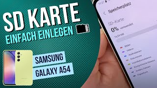 How to insert a microSD card into Samsung Galaxy A54
