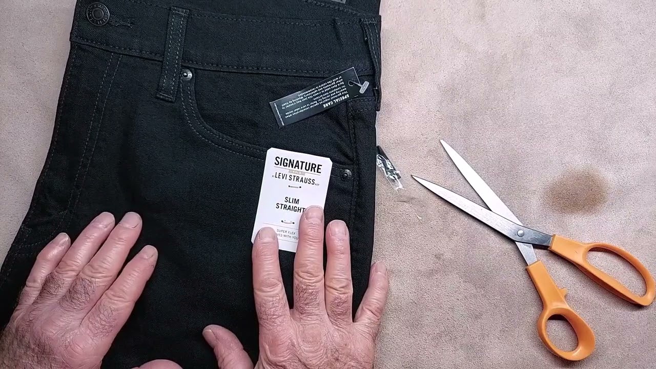 Signature by Levi Strauss & Co  Gold Label Men's Slim Straight Jeans Review, Great Blend of Fabrics