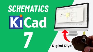 #3 How To Design A Circuit Using KiCad 7.0 Schematic Editor | #PCBCupid