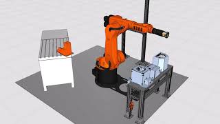 Robotic grinding - programming with Delfoi Surf-x