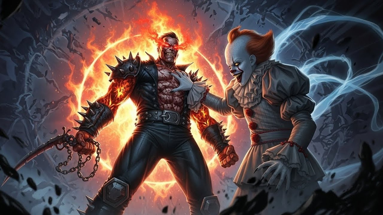 Пеннивайз против Лобо – когда страх встречается с главным | Эпическая космическая битва