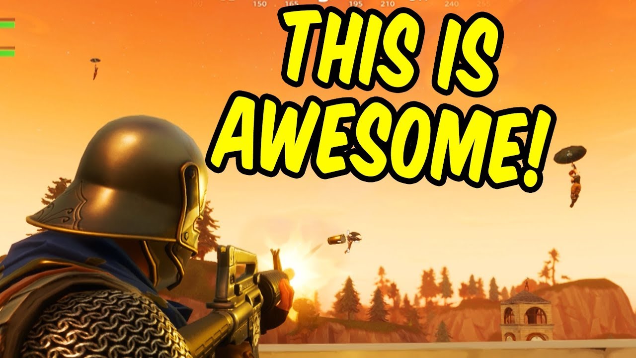 Taking on squads at Tilted Towers